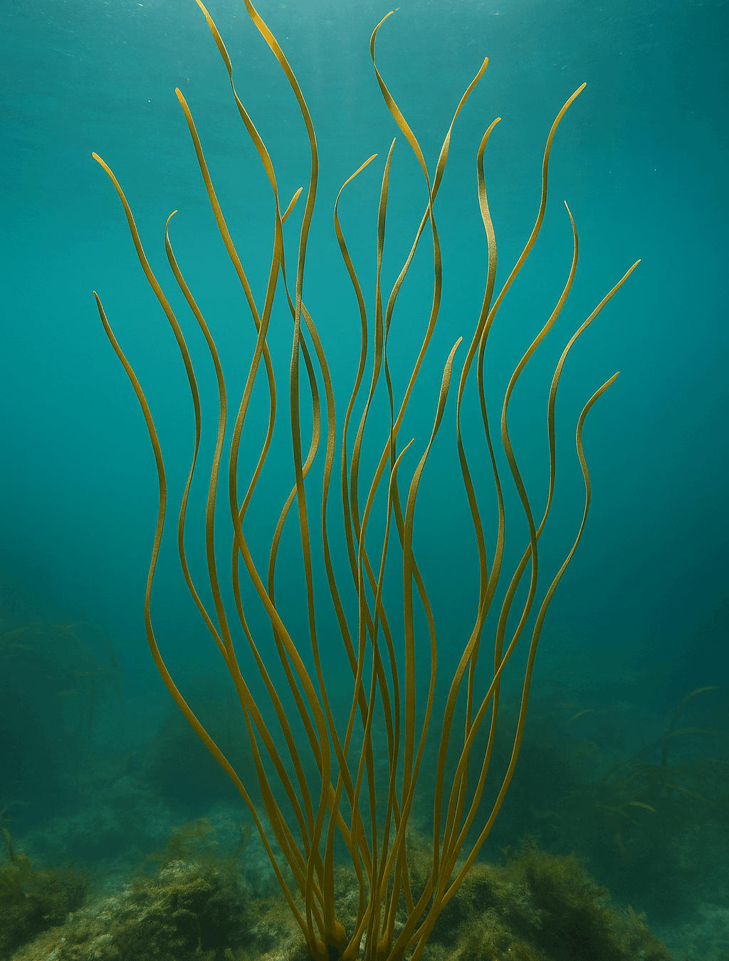 Algue brune Spaghetti de mer ou Himanthalia elongata