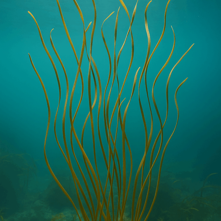 Algue brune Spaghetti de mer ou Himanthalia elongata