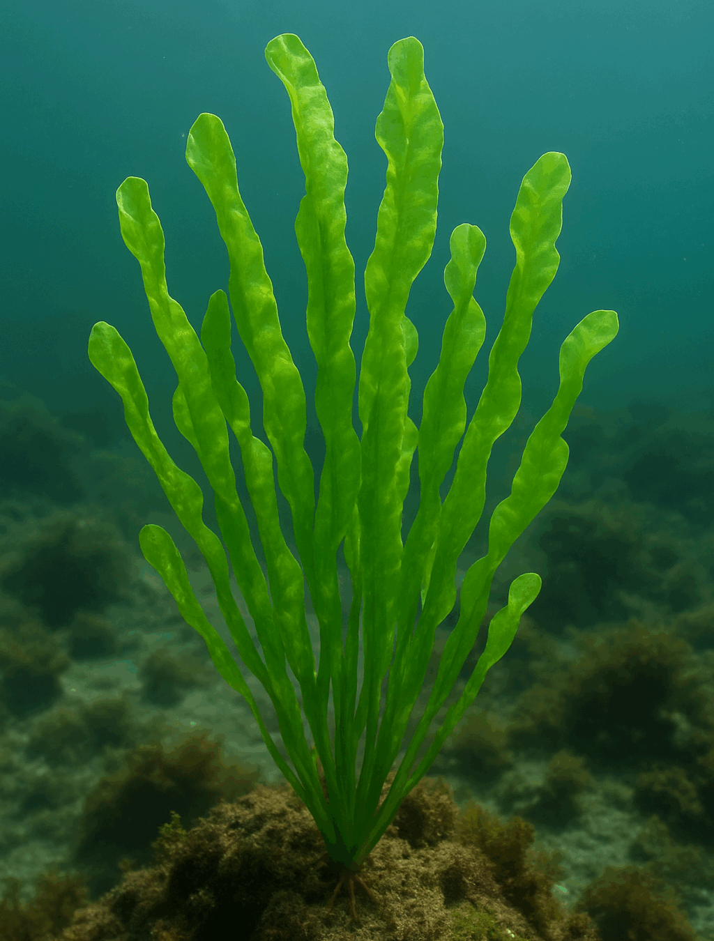 Algue verte Enteromorpha ou Ulva