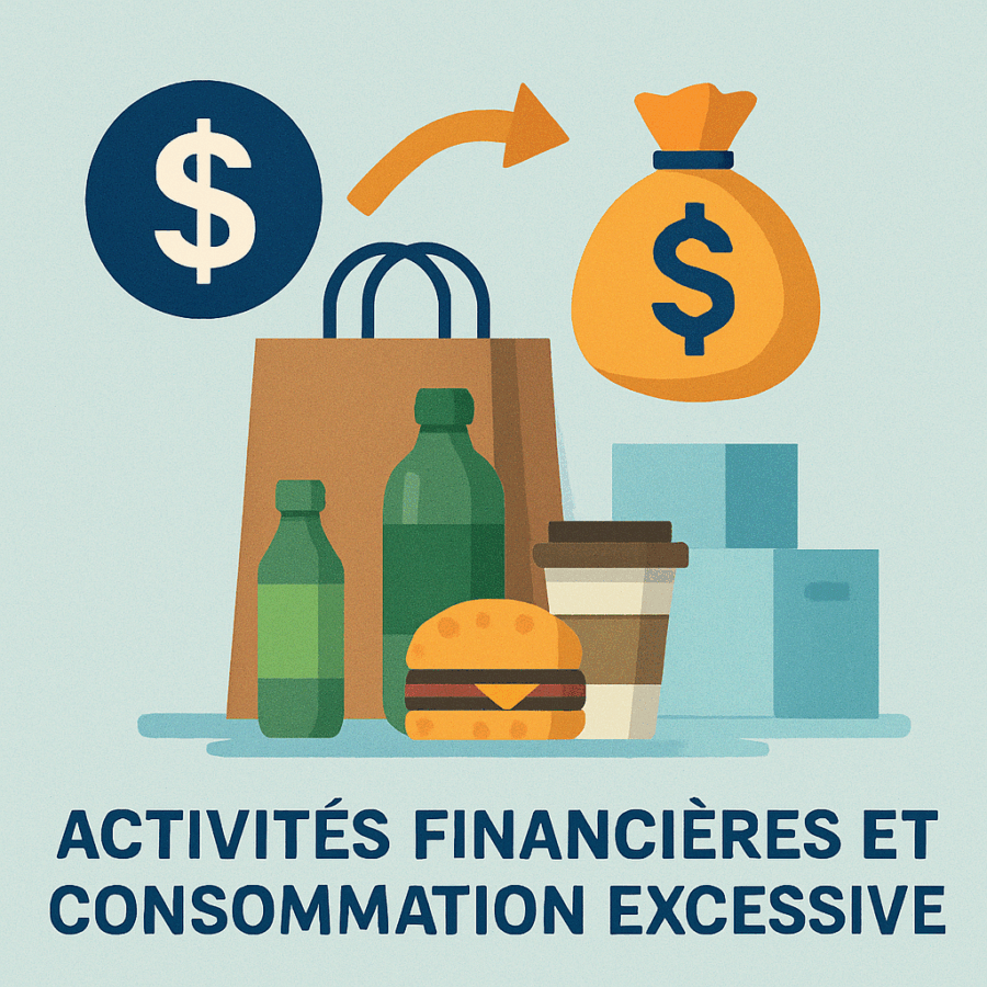 Activités financières et consommation excessive