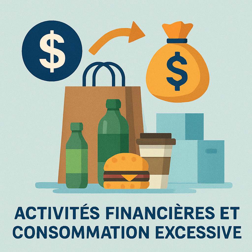 Activités financières et consommation excessive