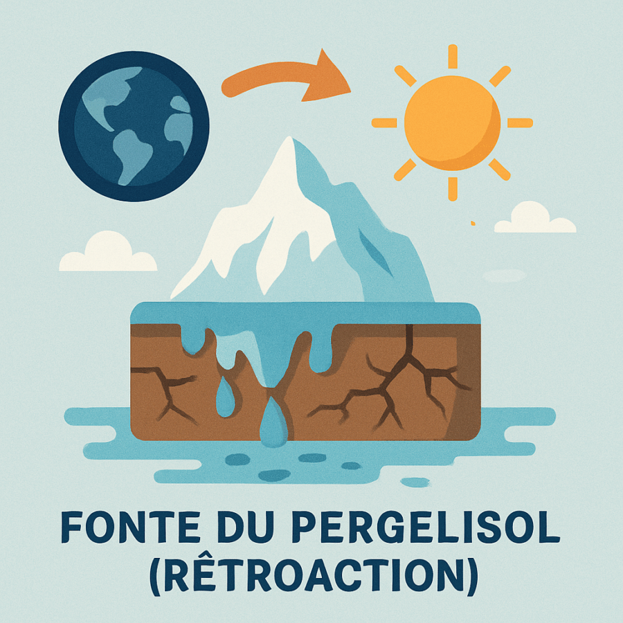 Fonte du permafrost (rétroaction)