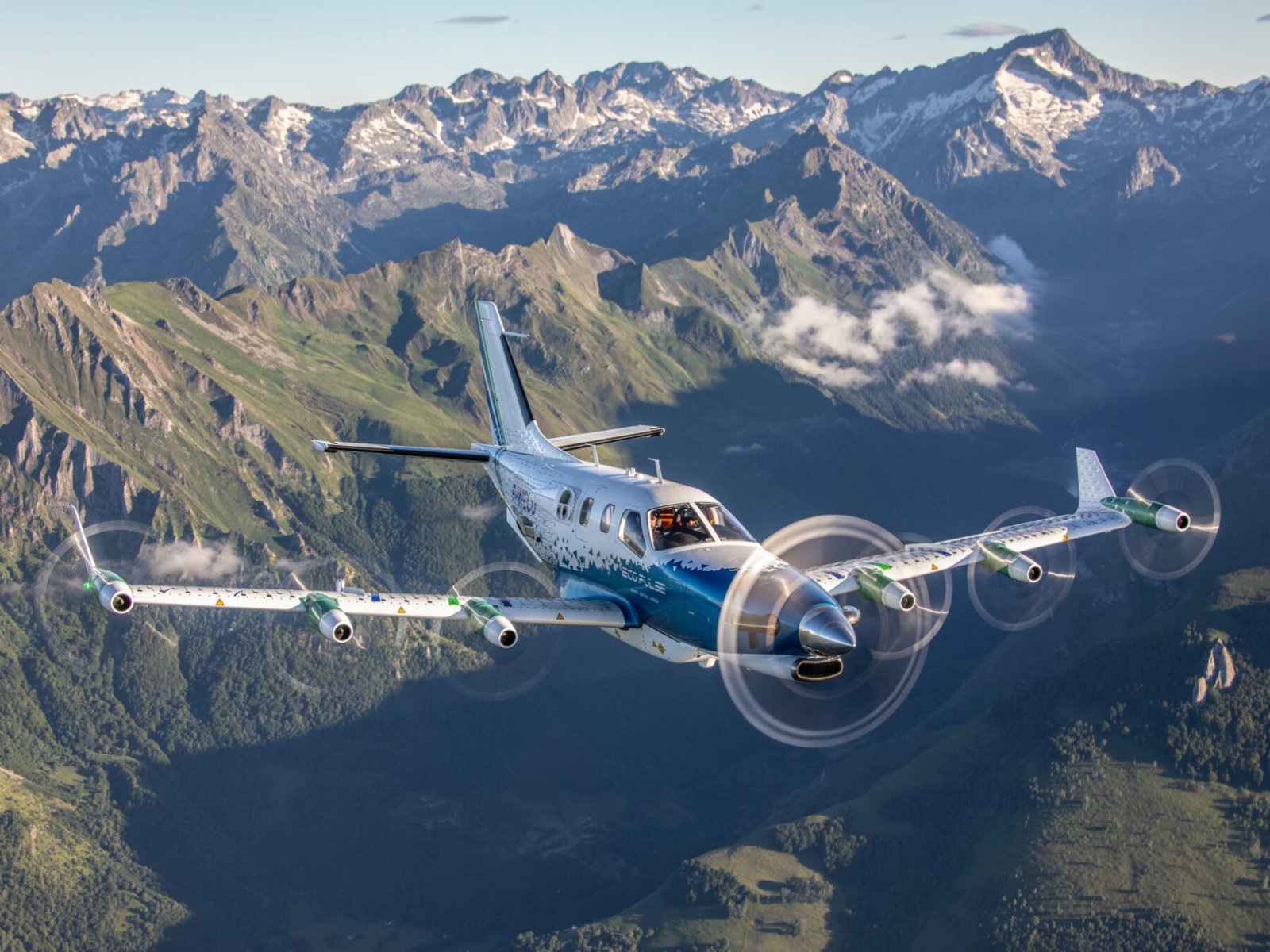 Démonstrateur d’avion hybride-électrique EcoPulse
