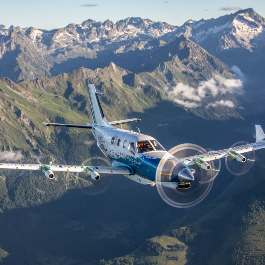 Démonstrateur d’avion hybride-électrique EcoPulse