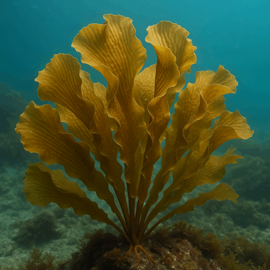 Algue brune Kombu ou Laminaria japonica