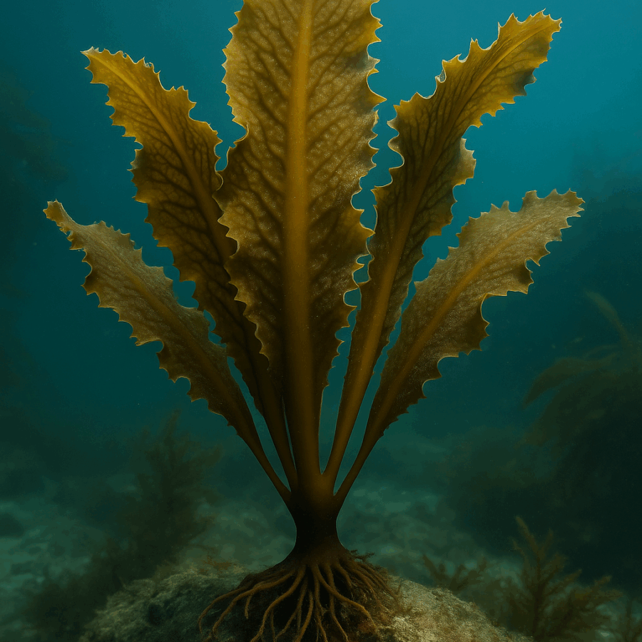 Algue brune Wakamé ou Undaria pinnatifida