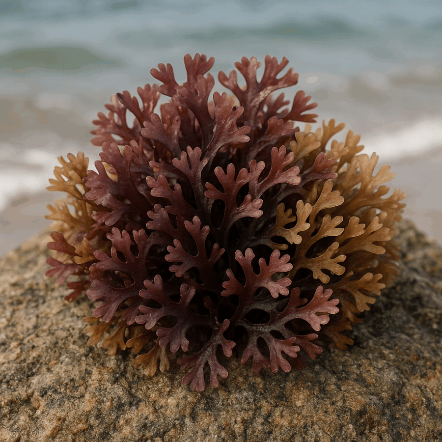 Carraghénane ou Chondrus crispus encore appelée pioka, mousse d'Irlande