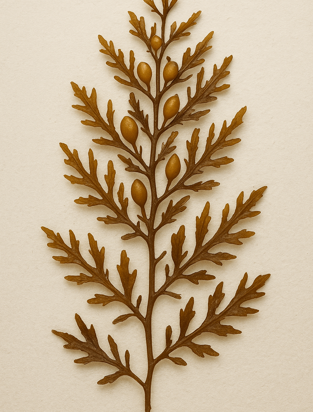Algue brune Sargassum spp. ou Sargasse