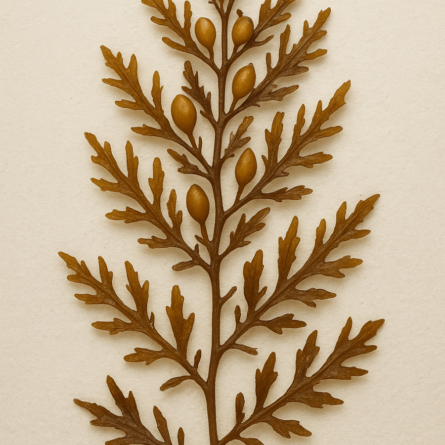 Algue brune Sargassum spp. ou Sargasse