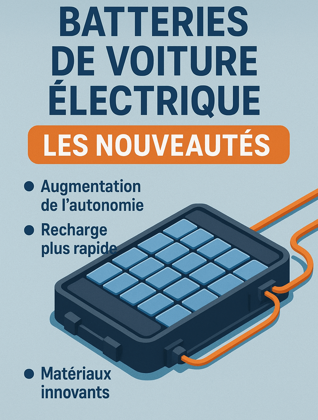 Batteries de voiture électrique, les nouveautés