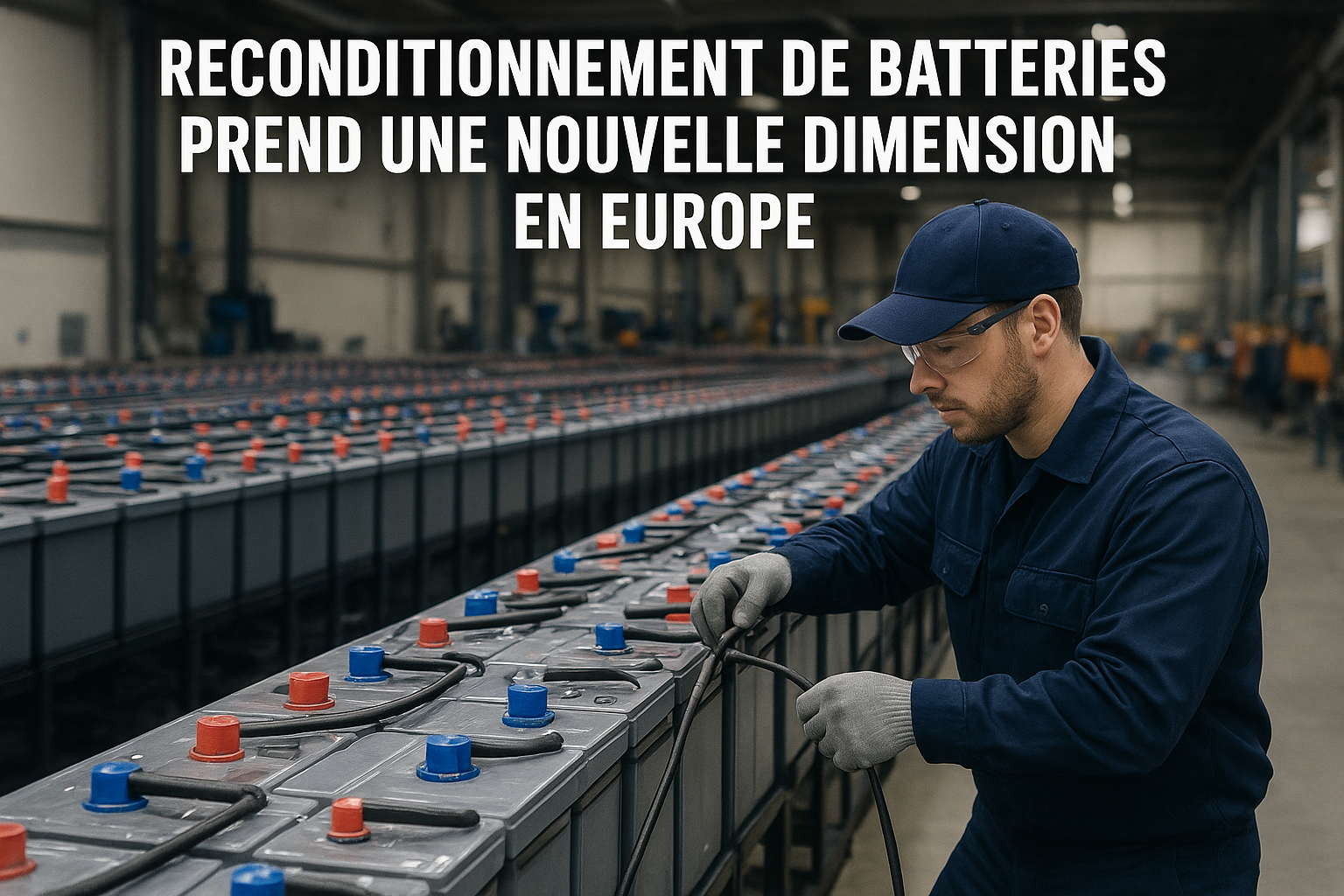 Reconditionnement de batteries prend une nouvelle dimension en Europe.