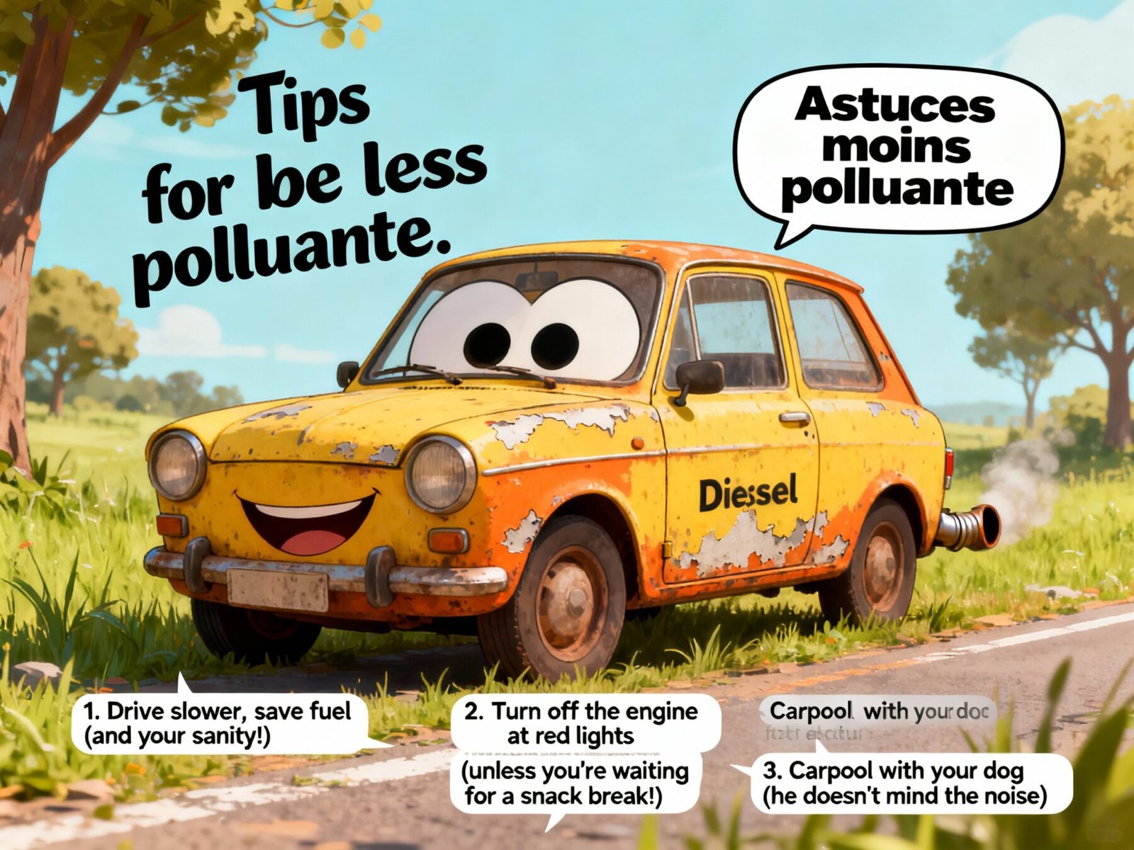 Rendre son moteur diesel moins polluant