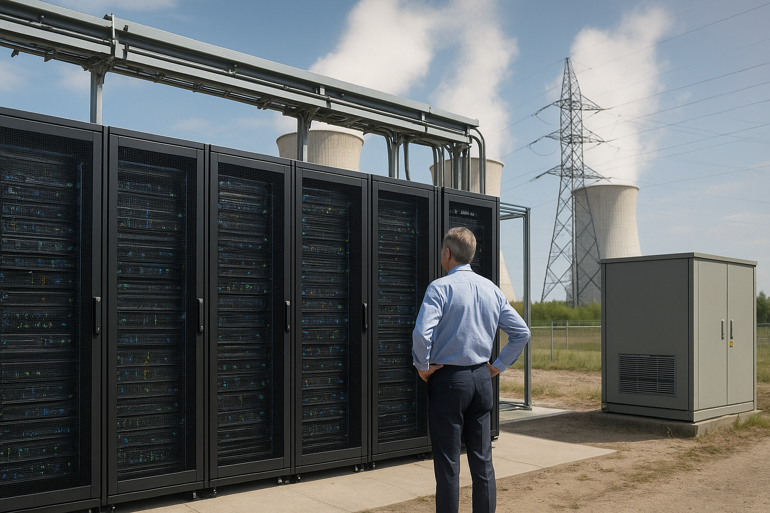 Illustration de l’article : Data centers : La course folle à l'énergie pour alimenter l'intelligence artificielle