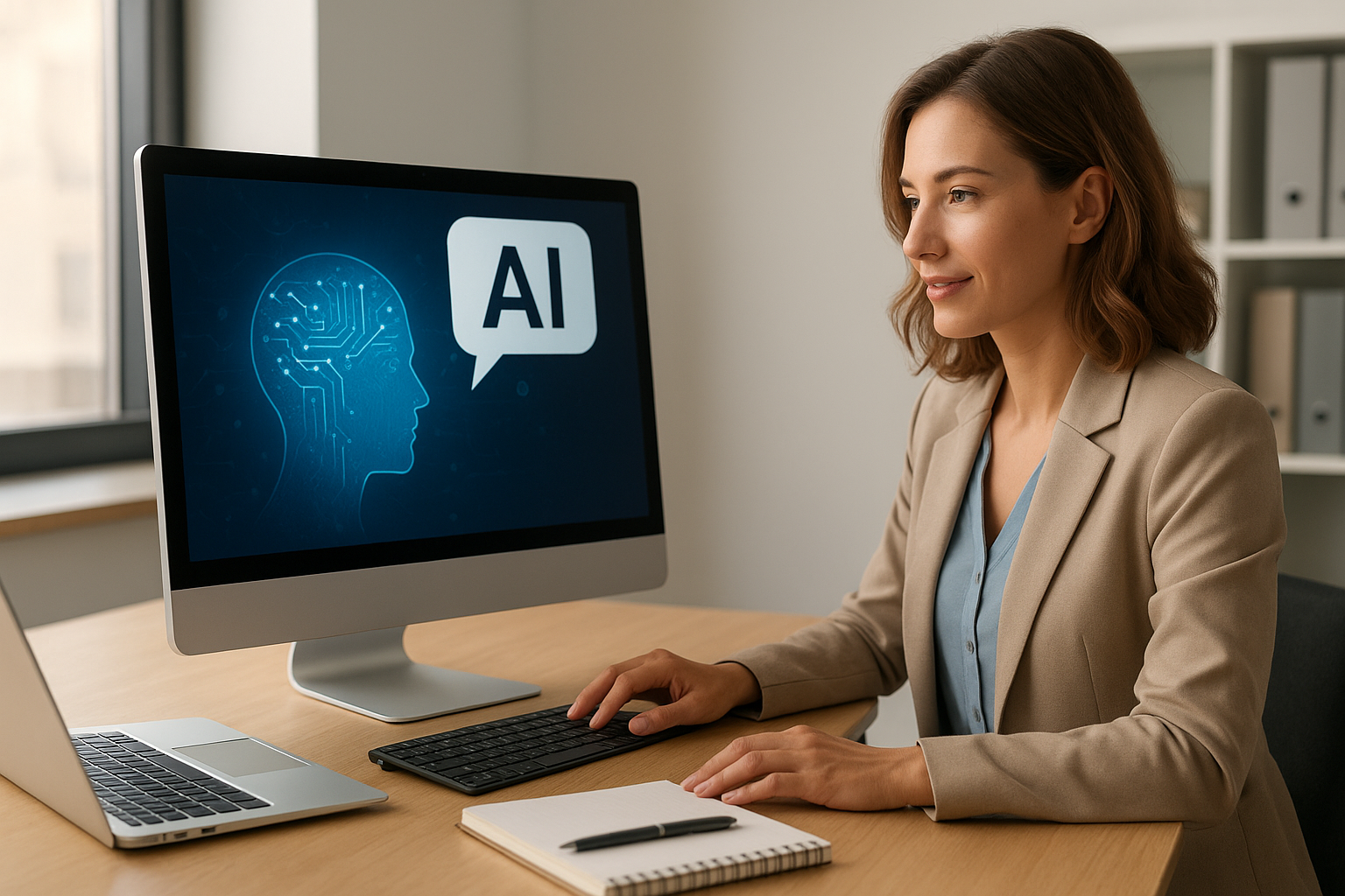 Illustration de l’article : Assistant IA entreprise : les meilleurs outils de 2026